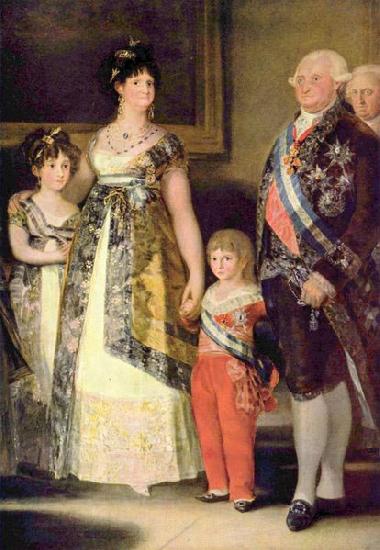 Francisco de Goya Portrat der Familie Karls IV., Detail China oil painting art